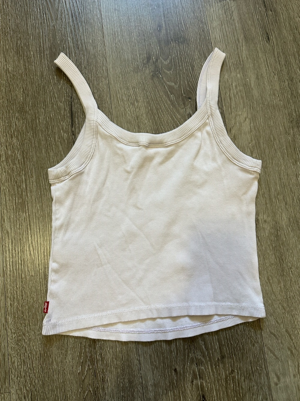 Levi's Ribbed Tank Top - Light Cream - Picture 3 of 6